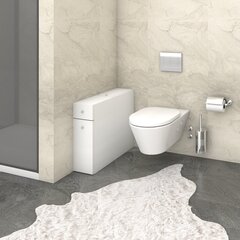 Шкафчик для ванной комнаты Kalune Design Smart, белый цена и информация | Шкафчики для ванной | kaup24.ee