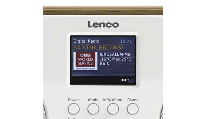 Lenco PIR-645WH hind ja info | Raadiod ja äratuskellad | kaup24.ee