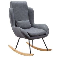 Kресло-качалка Rocky, серый цена и информация | Кресла в гостиную | kaup24.ee