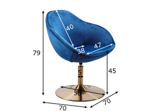 Кресло Сарин, голубое цена и информация | Кресла | kaup24.ee