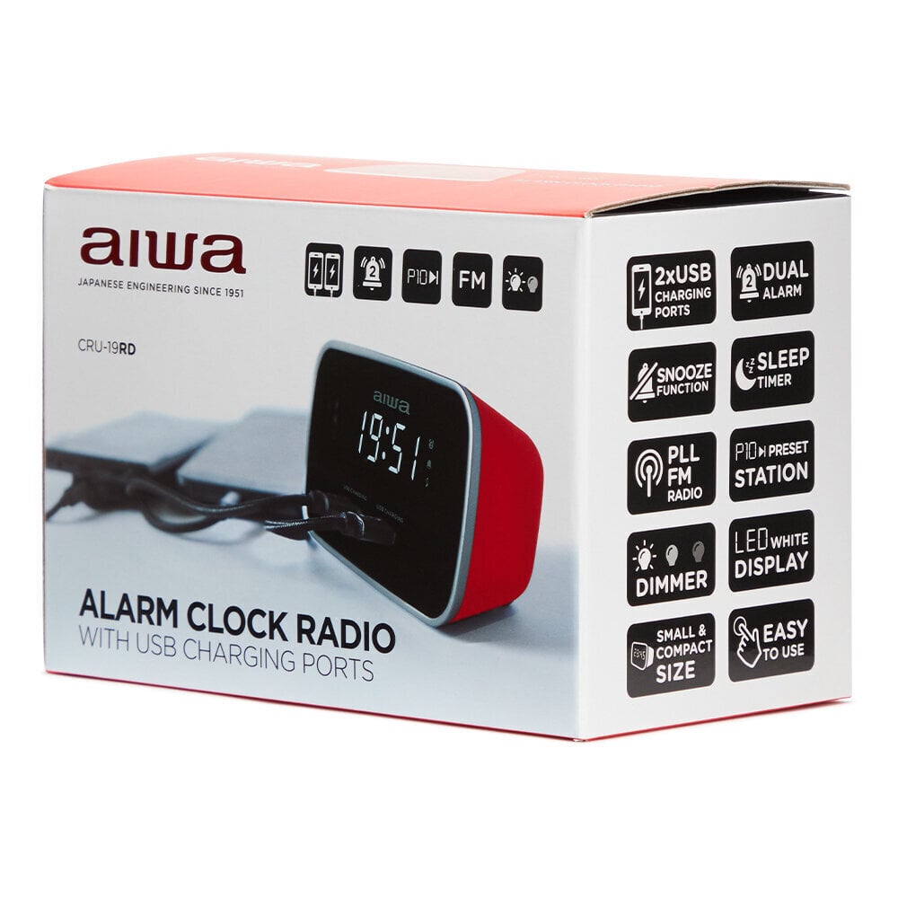 Aiwa CRU-19RD hind ja info | Raadiod ja äratuskellad | kaup24.ee