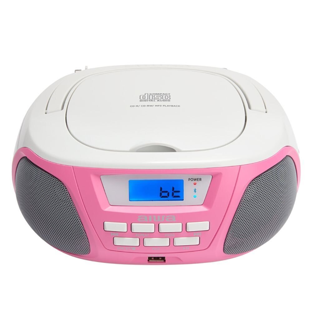 Magnetoola Aiwa BBTU-300PK pink/white hind ja info | Raadiod, magnetoolad | kaup24.ee