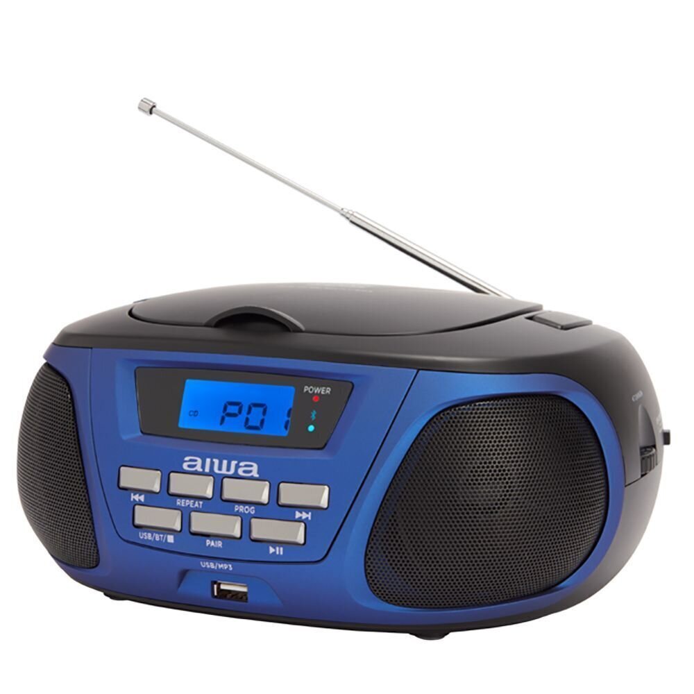 Magnetoola Aiwa BBTU-300BL blue/black hind ja info | Raadiod, magnetoolad | kaup24.ee