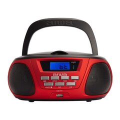 Aiwa BBTU-300RD red/black цена и информация | Магнитолы | kaup24.ee