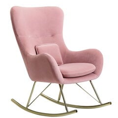 Kресло-качалка Samt, розовая цена и информация | Кресла | kaup24.ee
