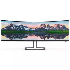 Монитор Philips SuperWide Curved LCD display 498P9Z/00 48.8 ", VA, Dual QHD, 5120 x 1440, 32:9, 4 ms, 550 cd/m², 165 Hz цена и информация | Мониторы | kaup24.ee