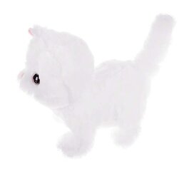 Interaktiivne kassipoeg, valge hind ja info | Pehmed mänguasjad | kaup24.ee