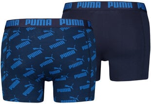 Trikotaažist Alusriided Puma Men Aop Boxer Blue 935054 02/XL hind ja info | Meeste aluspesu | kaup24.ee