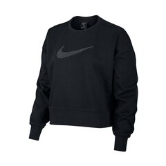 Женский джемпер Nike Get Fit Crew Swoosh W CU5506-010, черный цена и информация | Спортивная одежда для женщин | kaup24.ee