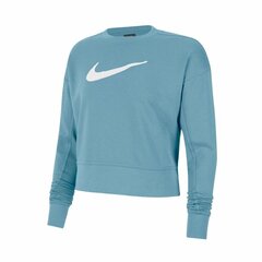Naiste dressipluus Nike Get Fit Crew Swoosh W CU5506-424, sinine hind ja info | Naiste spordiriided | kaup24.ee