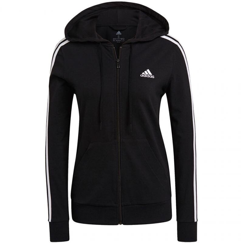 Naiste spordidžemper Adidas essentials single W GL0798, must hind ja info | Naiste spordiriided | kaup24.ee