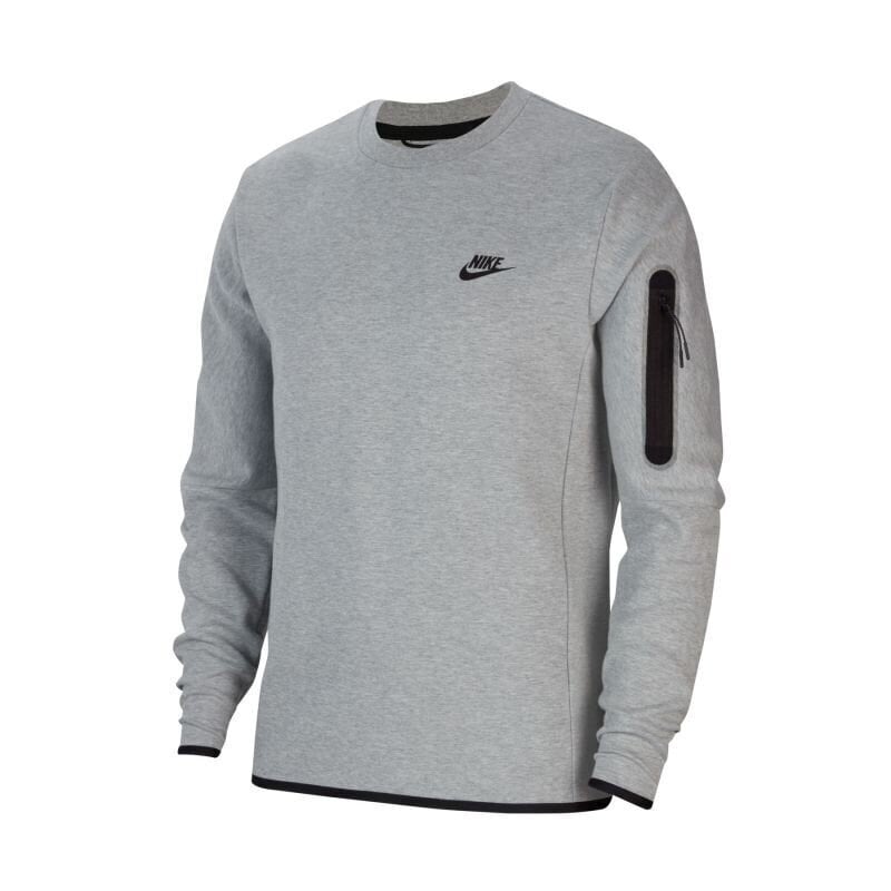 Meeste džemper Nike NSW Tech Fleece Crew M CU4505-063, hall hind ja info | Meeste spordiriided | kaup24.ee