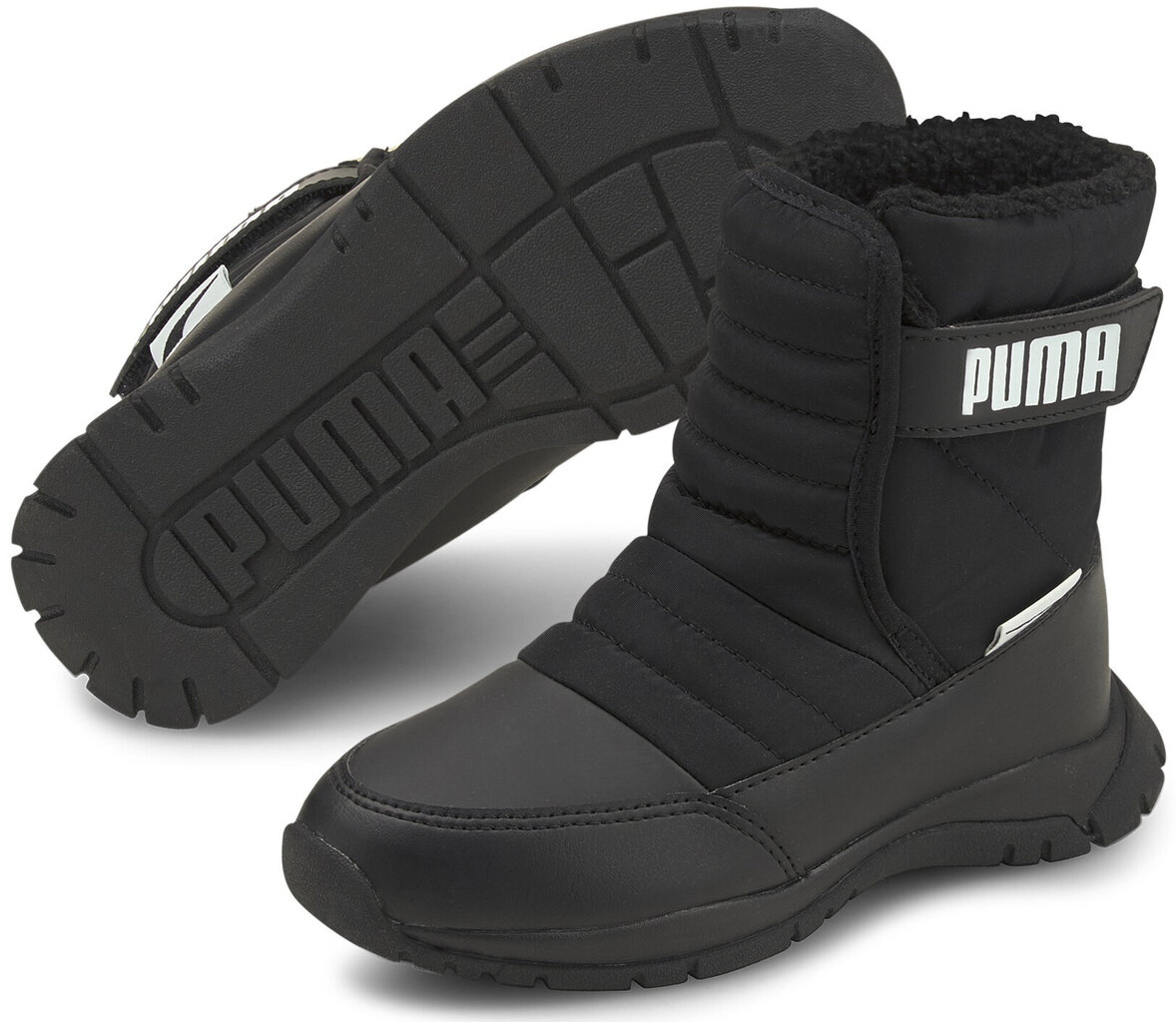 Jalatsid Puma Nieve Boot Black 380745 03/12K цена и информация | Laste saapad | kaup24.ee