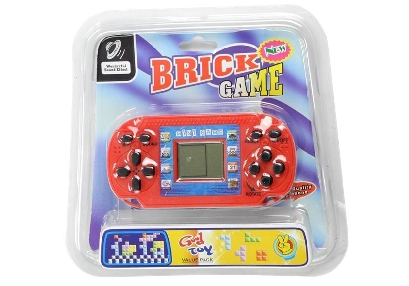 Konsoolikujuline mäng Tetris, punane hind ja info | Lauamängud ja mõistatused | kaup24.ee
