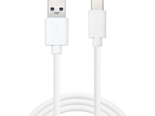 Sandberg 136-15, USB-A/USB-C, 1 m hind ja info | Mobiiltelefonide kaablid | kaup24.ee