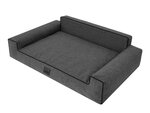 Hobbydog лежак Glamour New Black Inari, L, 78x53 см