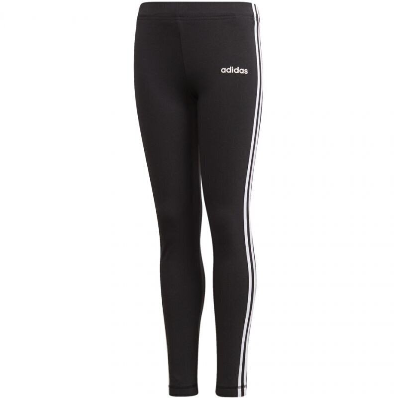 Tüdrukute dressipüksid Adidas essentials 3S tight Jr DV0367, mustad цена и информация | Tüdrukute retuusid, püksid | kaup24.ee