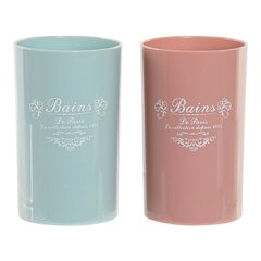 Держатель для зубной щетки DKD Home Decor Керамика (2 pcs) (7.2 x 11 x 7.2 cm) цена и информация | Аксессуары для ванной комнаты | kaup24.ee