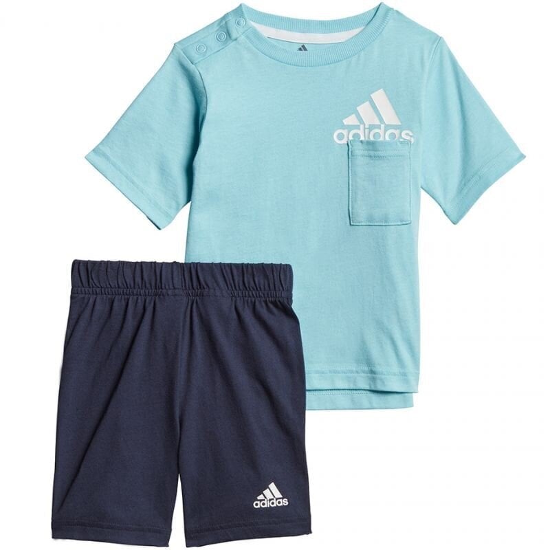 Poiste spordikomplekt, Adidas Infants BOS Logso Summer Set Junior GM8943, sinist värvi hind ja info | Komplektid poistele | kaup24.ee