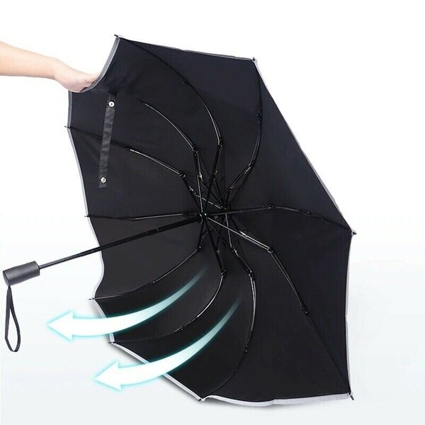 Inverse, automaatne vihmavari musta värvi hind | kaup24.ee