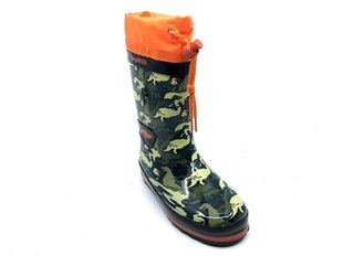 Kangaroos kummikud lastele K-Rain oliivirohelised цена и информация | Резиновые сапоги детские | kaup24.ee