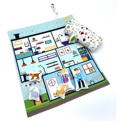Дорожный игровой коврик Animal Hospital 38x30 см цена и информация | Развивающие игрушки | kaup24.ee
