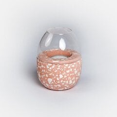 Klaasvarjuga küünlajalg Terrazzo Sola L 14,2 cm цена и информация | Подсвечники, свечи | kaup24.ee