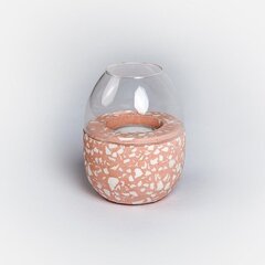 Klaasvarjuga küünlajalg Terrazzo Sola S 11,5 cm цена и информация | Подсвечники, свечи | kaup24.ee
