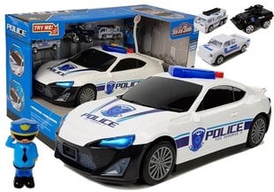 Набор игрушечных полицейских машинок цена и информация | Развивающий мелкую моторику - кинетический песок KeyCraft NV215 (80 г) детям от 3+ лет, бежевый | kaup24.ee