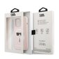 KLHCP13XSLKHP Karl Lagerfeld Liquid Silicone Karl Head Case for iPhone 13 Pro Max Light Pink цена и информация | Telefoni kaaned, ümbrised | kaup24.ee