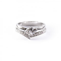 Серебряное кольцо SGKLR10499B цена и информация | Кольцо | kaup24.ee
