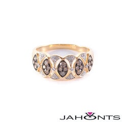 Золотое кольцо с бриллиантами ZGKV00350R5YD цена и информация | Кольца | kaup24.ee