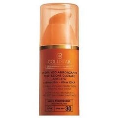 Collistar Protection Tanning Face Cream SPF30 naistele 50 ml hind ja info | Päikesekreemid | kaup24.ee