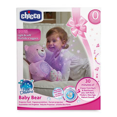 Медведь-проектор CHICCO First Dreams, розовый цена и информация | Игрушки для малышей | kaup24.ee