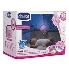 Розовый проектор - ночник Chicco, звезды цена и информация | Игрушки для малышей | kaup24.ee