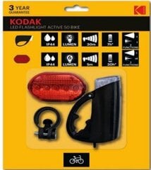 Kodak LED jalgratta lampide komplekt 50lm, 2tk hind ja info | Taskulambid, prožektorid | kaup24.ee