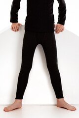 Термобелье / Thermo Plus Теплые длинные штаны для мальчика Cornette, Чёрные цена и информация | Зимняя одежда для детей | kaup24.ee