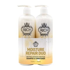 Комплект для укрепления волос Rich Pure Luxury Moisture Repair Duo Tigi, 750 мл + 750 мл цена и информация | Шампуни | kaup24.ee