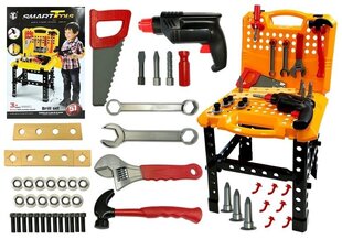Suur tööriistakomplekt kohvris hind ja info | Poiste mänguasjad | kaup24.ee