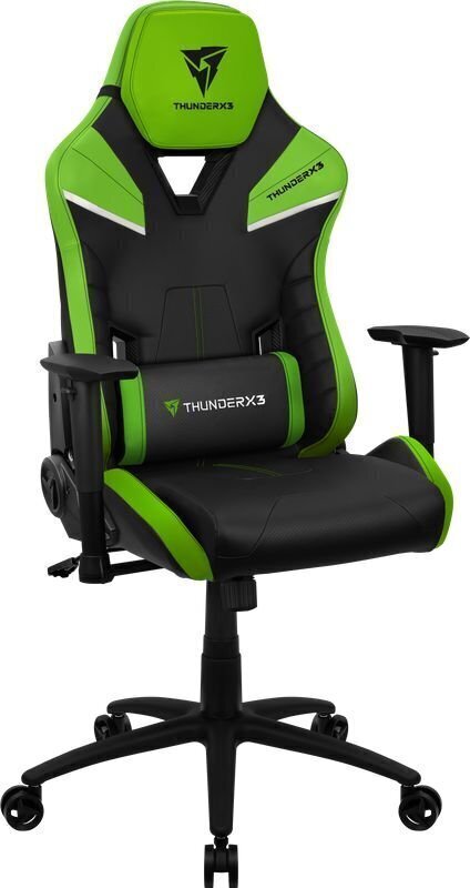 Mänguritool ThunderX3 TC5, must/roheline hind ja info | Kontoritoolid | kaup24.ee