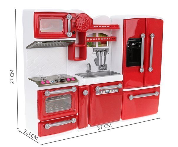 Köök nukkudele Doll's Kitchen 27cm 3 moodulit 9425 / XL14133 hind ja info | Tüdrukute mänguasjad | kaup24.ee