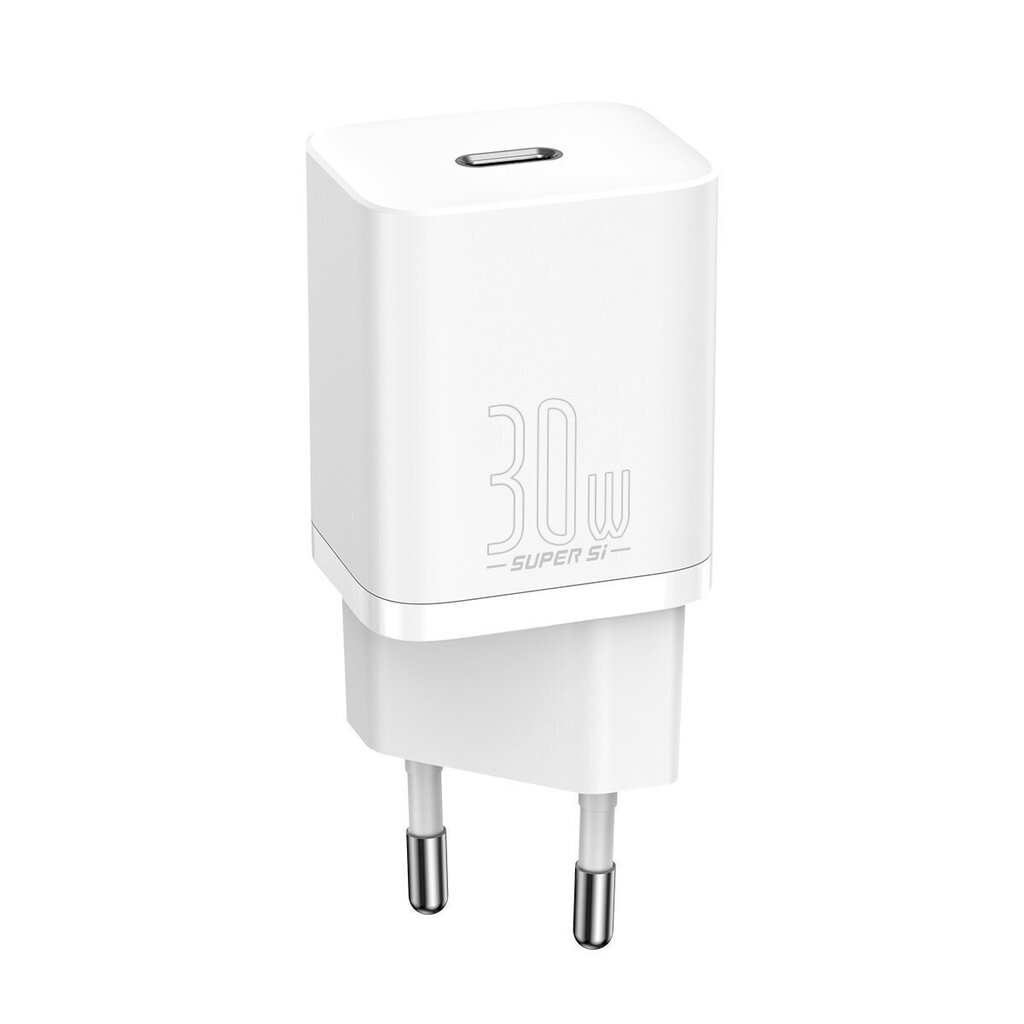 Baseus Super Si Quick Charger 1C 30W (white) hind ja info | Mobiiltelefonide laadijad | kaup24.ee