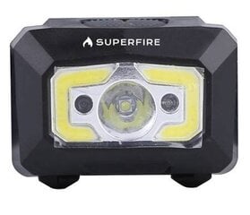 Taskulamp läheduslülitiga Superfire X30, USB, 500lm, 130m цена и информация | Фонарики, прожекторы | kaup24.ee