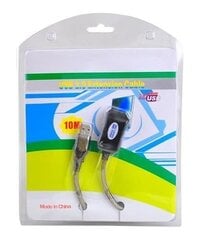 USB 2.0 pikenduskaabel 10m hind ja info | Pikendusjuhtmed, kaablid | kaup24.ee