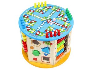 Деревянный обучающий куб 7711 цена и информация | Игрушки для малышей | kaup24.ee