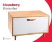 KLAUSBERG bambusest leivakast KB-7400 hind ja info | Köögitarbed | kaup24.ee