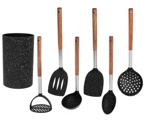 Набор кухонных инструментов с подставкой, 1578 цена и информация | Столовые и кухонные приборы | kaup24.ee