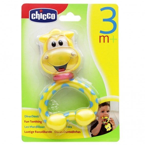 Kõristi-närimislelu Chicco Baby Senses, kaelkirjak цена и информация | Imikute mänguasjad | kaup24.ee