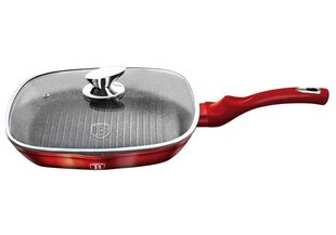 GRILL FRYER GRANITE 28 cm BERLINGER HAUS RED METALLIC BH-1613 цена и информация | Cковородки | kaup24.ee