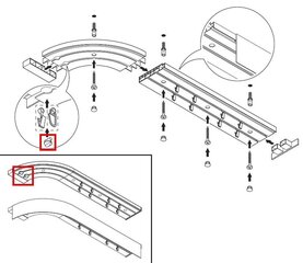 PVC blokeerija, 10 tk hind ja info | Kardinapuud | kaup24.ee